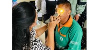 साझा यातायात आबद्ध कर्मचारीको निःशुल्क आँखा परीक्षण