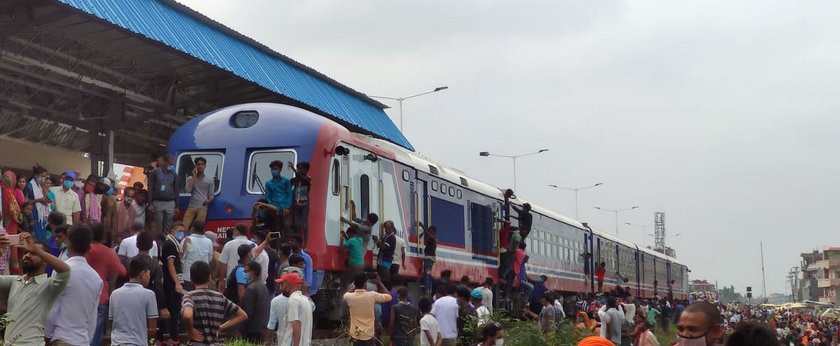 रेल्वेको परीक्षण भए पनि सर्वसाधारणले रेल तत्कालै चढ्न नपाउने