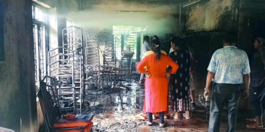 वडा कार्यालयमा आकस्मिक आगलागी