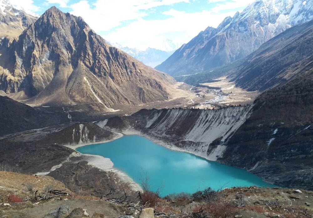 हिमपहिरोले असन्तुलित बनेको वीरेन्द्र ताल सामान्य अवस्थामा फर्कँदै