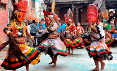 मध्यपुर थिमिमा सुरु भयो एक साता लामो नवदुर्गा नाच