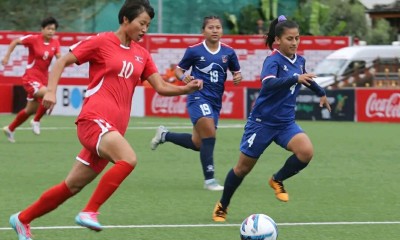 यू-२० महिला एसियन कप छनोटः नेपाल पहिलो हाफमै ५ गोलले पछि