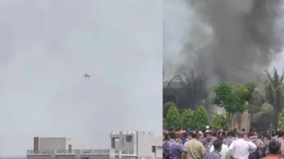 बंगलादेशमा वायुसेना विमान विद्यालयमा दुर्घटनाग्रस्त