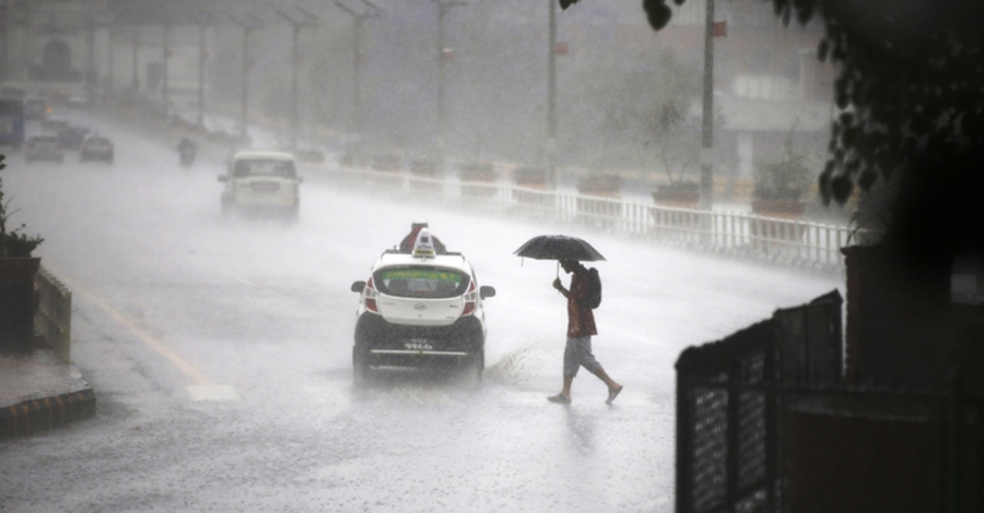 काठमाडौँ र ललितपुरमा भारी वर्षा, बाढीको चेतावनी