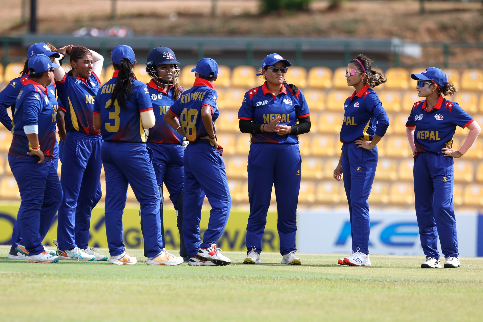 नवौँ महिला एसिया कप क्रिकेट प्रतियोगितामा युएइद्वारा नेपाललाई ११६ रनको लक्ष्य