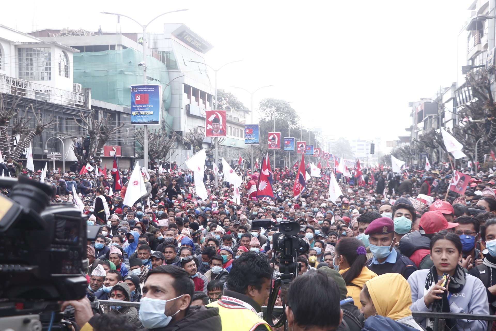 काठमाडौंको इतिहासकै ठूलो सभा होः प्रधानमन्त्री ओली(भिडियो सहित)